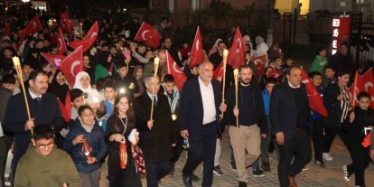 Canik’te Ramazan’ın gelişi fener alayıyla karşılandı