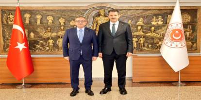 Vali Ziya Polat’tan Ankara’da Bakan Yardımcısı Ayhan’a ziyaret