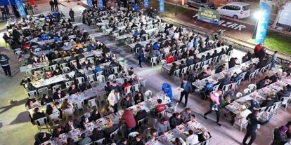 Başkan Çerçioğlu vatandaşları iftar sofrasında buluşturdu