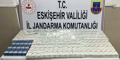 Kaçak sigara ticareti yapmaya hazırlanan şahsı jandarma yakaladı