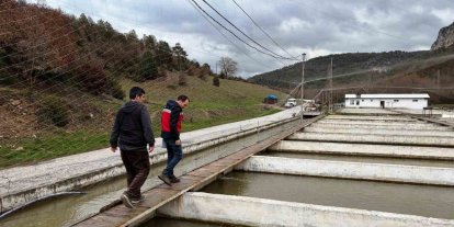 Çavdarhisar’da su ürünleri üretim tesislerinde denetim