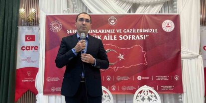 Şehit yakınları ve gaziler gönül sofrasında buluştu