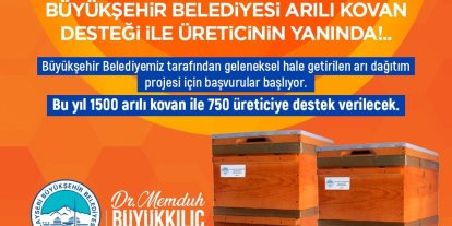 Büyükşehir’den ’Arılar Çoğalsın, Bereket Katlansın’ Projesi