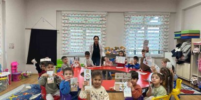 Ana okulu öğrencilerine sağlık eğitimi