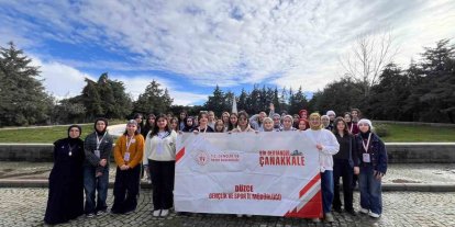 Gençler milli tarihi bilinç için Çanakkale’de