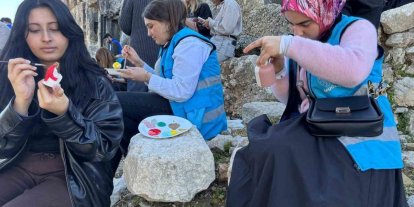 Tlos Antik Kenti’nde tarih sanatla canlandı