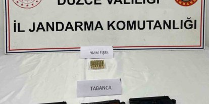 Jandarmadan ruhsatsız silah operasyonu
