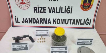Rize’de uyuşturucu operasyonu