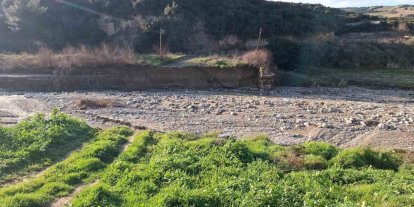 Ziyanlar’da dere taştı, tarım arazileri zarar gördü