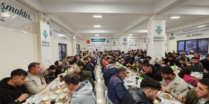 Şırnak’ta gönüller aynı sofrada buluştu