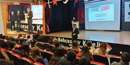 Zamin Aliyev Bahçeşehir Koleji’nde öğrencilerle buluştu