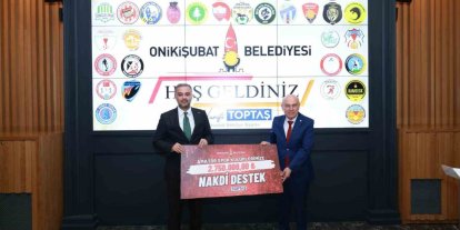 Onikişubat Belediyesi’nden amatör spora destek