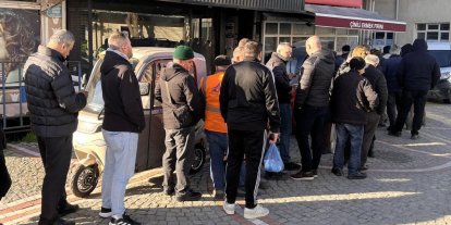 Hayrabolu’da Ramazan’da pide kuyruğu