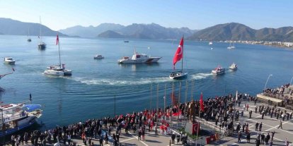 Atatürk’ün Marmaris’e gelişinin 91. yıl dönümü törenlerle anıldı