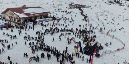Keltepe Kayak Merkezinde kayak sezonu 50 gün sürdü
