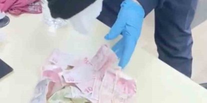 Dilencilik parasını çocuk bezine sakladılar