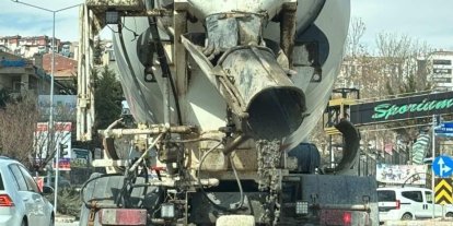 Yola beton döken mikser sürücüsüne 839 bin lira ceza