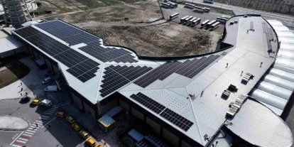 Isparta’da yeni otogarın çatısına 1,3 MW’lik GES kuruluyor