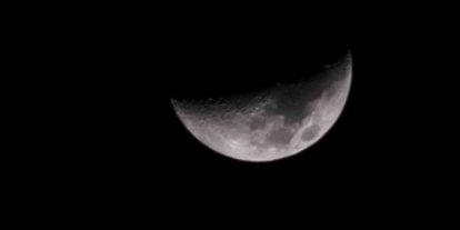 Elazığ’da yarım ay görsel şölen sundu