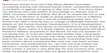 ABD Başkanı Trump: "Anlaşmaya varamazsak, İran ve halkı için çok kötü bir gün olur"