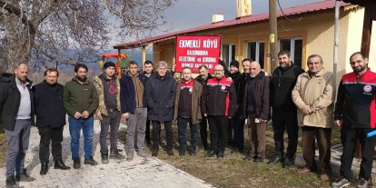 Tarım ekipleri Ekmekli köyünde üreticilerle buluştu