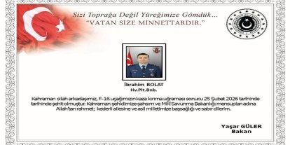 Balıkesir’de kaza kırıma uğrayan F-16’da şehit olan pilotun kimliği açıklandı