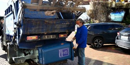 Kuşadası’nda geri dönüştürülebilir atıklar toplandı