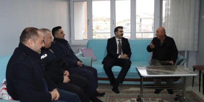 Tomarza Kaymakamı Eser’den Kıbrıs Gazisi Tektaş’a anlamlı ziyaret