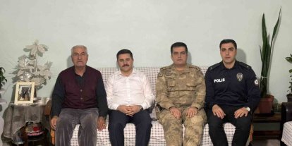 Kaymakam Bulut, Çakmaklı ailesinin iftar sofrasına misafir oldu