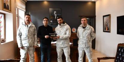 Özel harekât personelinden Kaymakamlığa ziyaret