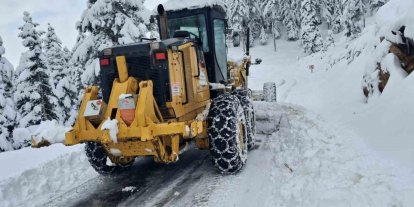 Kahramanmaraş ilçelerinde kar temizliği