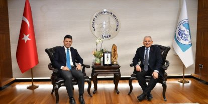 Başkan Büyükkılıç, Bakan Yardımcısı Poyraz ve Genel Müdür Eyigün’ü konuk etti