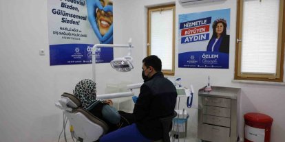 Nazilli Ağız ve Diş Sağlığı Polikliniği’ne vatandaşlardan yoğun ilgi
