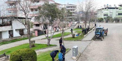 Nazilli’de parklar bahara hazırlanıyor