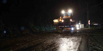 Ordu’da sağanak sonrası heyelanlar meydana geldi