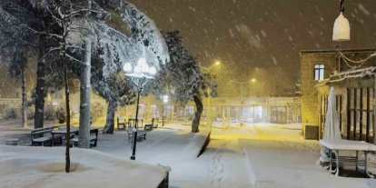 Aksaray merkez ve ilçelerde kar yağışı etkili oluyor