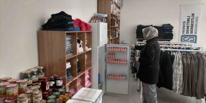 Hınıs adliyesinde sosyal market açıldı