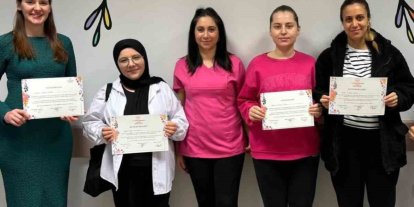 Babaeski’de şubat ayı gebe okulu eğitimleri tamamlandı