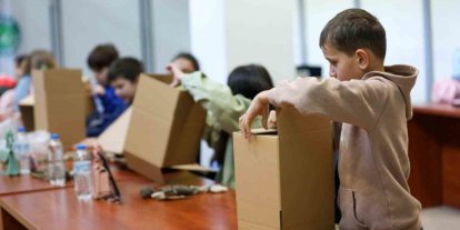 Çocuklar bir günlüğüne mimar oldu