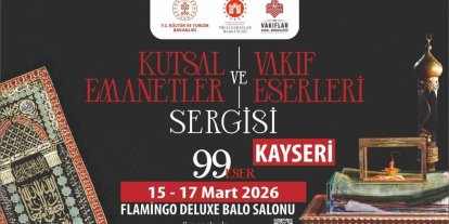 Kutsal emanetler Kadir Gecesi Kayseri’de