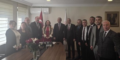 SATKOF ve USTKON heyetinden Kültür ve Turizm Bakan Yardımcısı Alpaslan’a ziyaret