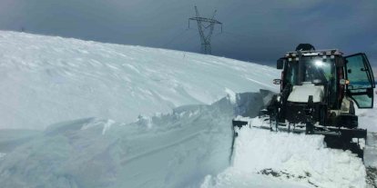 Elazığda kapalı köy yolları ulaşıma açıldı