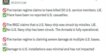 ABD ordusu, İran karşısında önemli kayıplar verdiği yönündeki iddiaları yalanladı