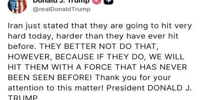 Trump’tan İran’a uyarı: "Daha önce hiç görülmemiş bir güçle vururuz"