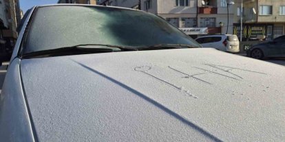 Eskişehir’deki soğuklar arabaları etkiledi