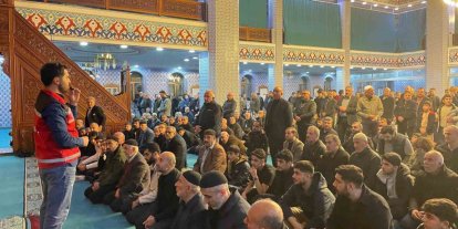 Batman’da teravih öncesi bağımlılıkla mücadele çalışması