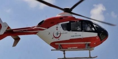 Çankırı’da ambulans helikopter inme geçiren hasta için havalandı