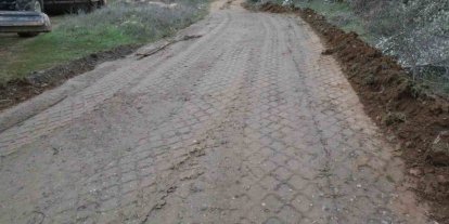 Kavaklı Mahallesi’ndeki bahçe yolu yenilendi