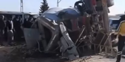 Devrilen beton mikserinin sürücüsü hayatını kaybetti