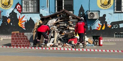 ÇAK-TİM ekiplerinden okullarda kurtarma tatbikatı